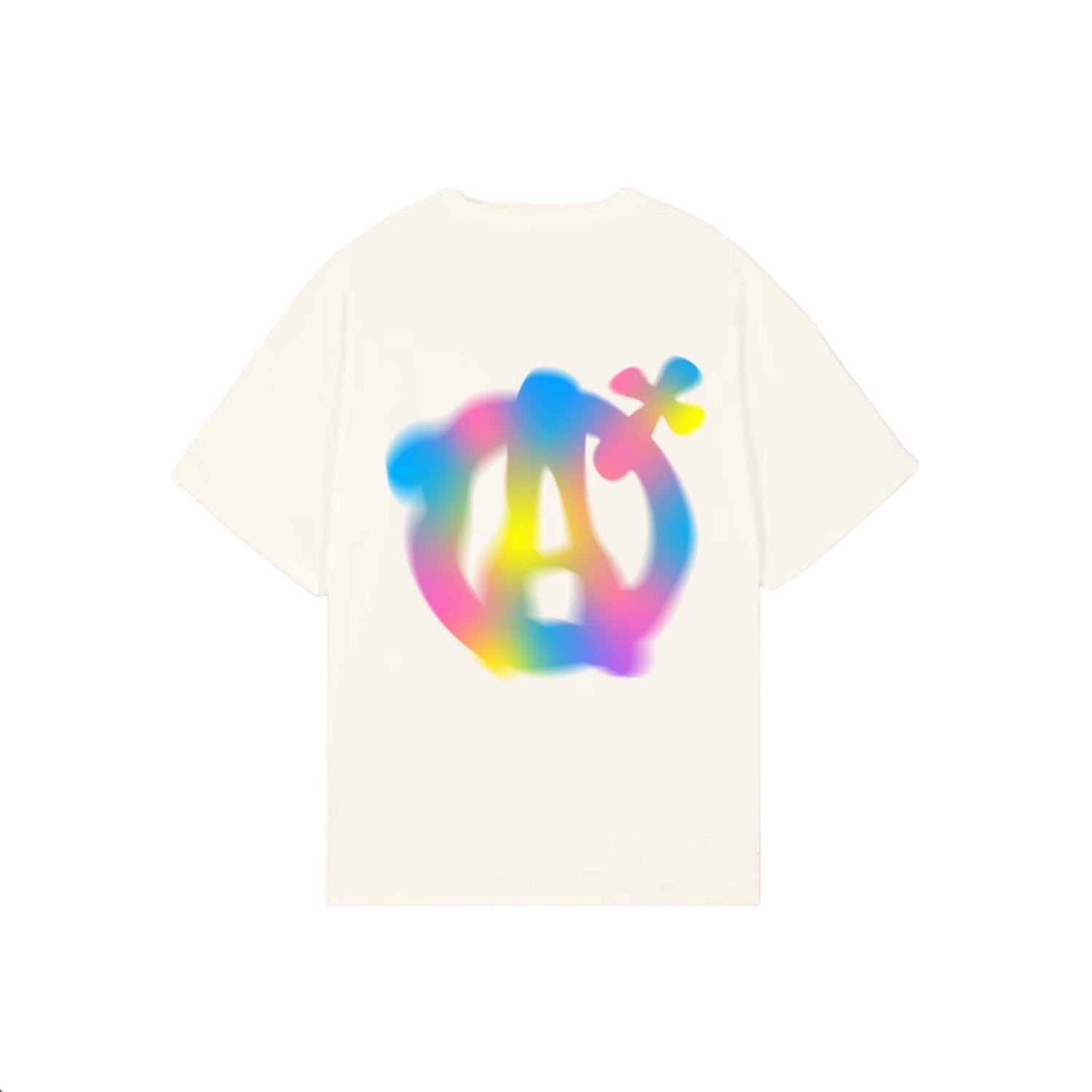 Agnostic T-Shirt Cream White Gradient Logo