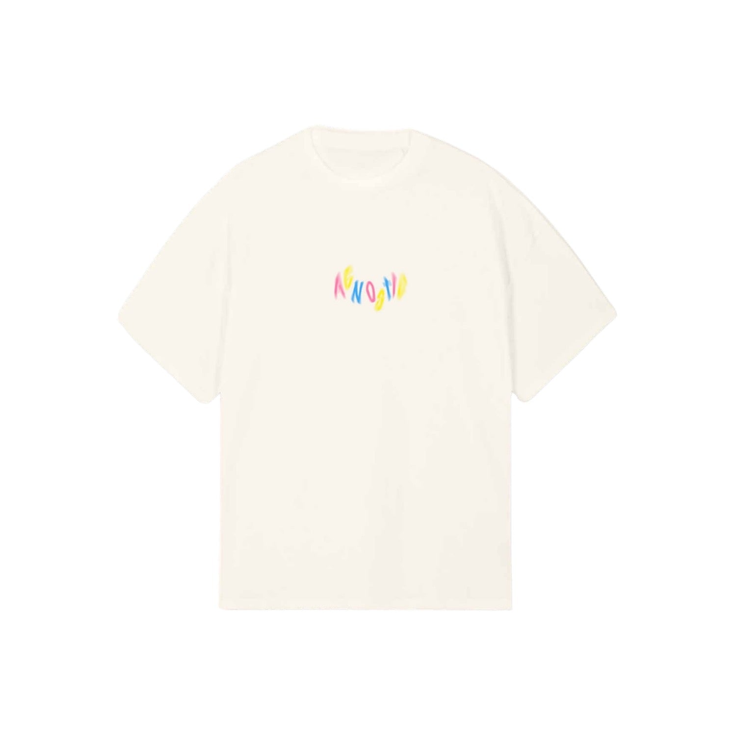 Agnostic T-Shirt Cream White Gradient Logo