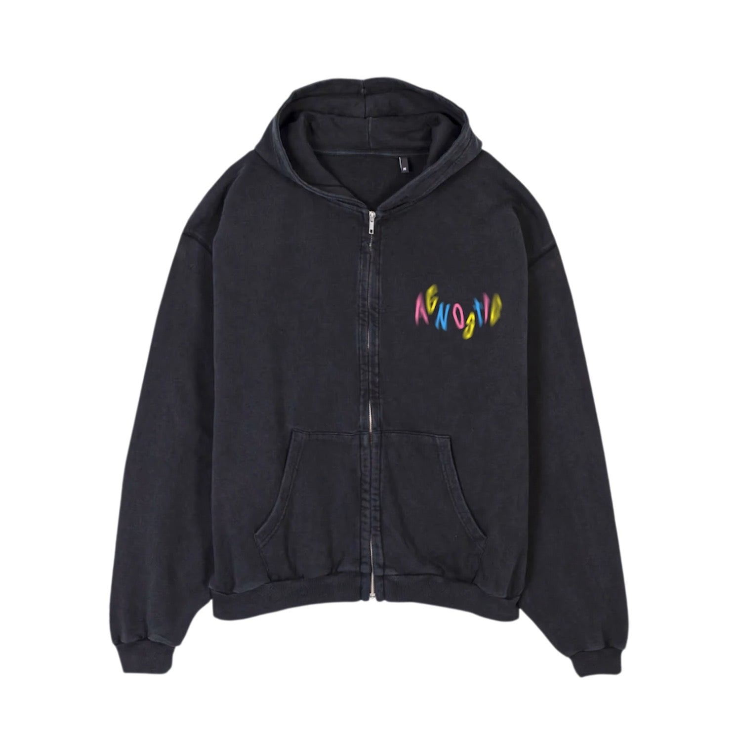 Agnostic Gradient Logo Zip Hoodie