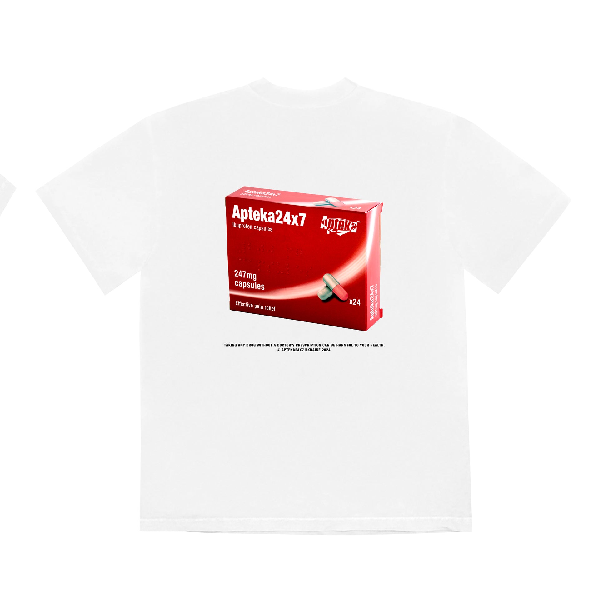 Take Your Pills T-Shirt White