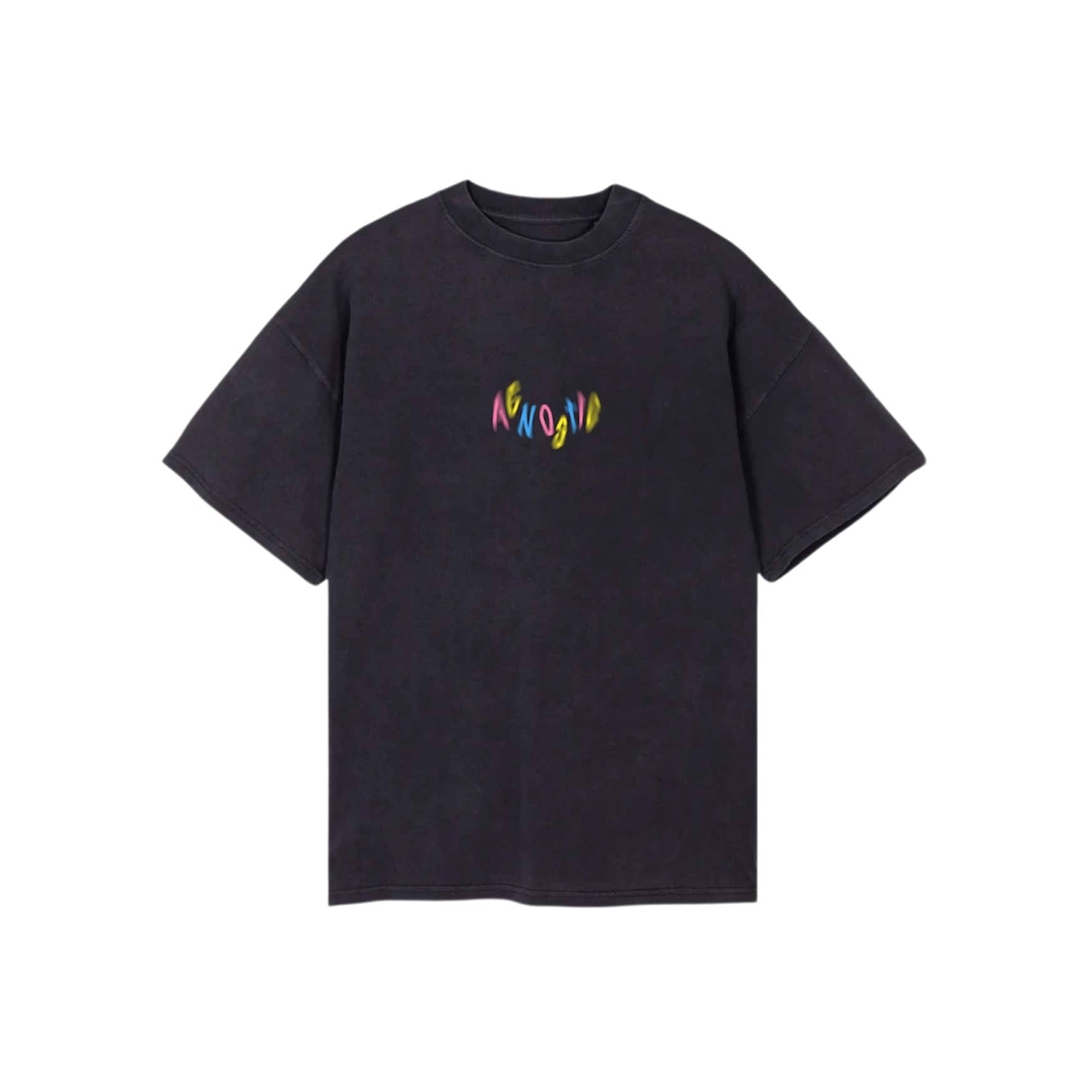 Agnostic T-Shirt Vintage Black Gradient Logo