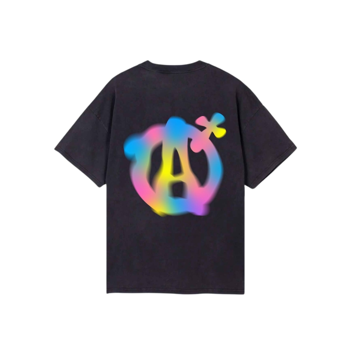 Agnostic T-Shirt Vintage Black Gradient Logo