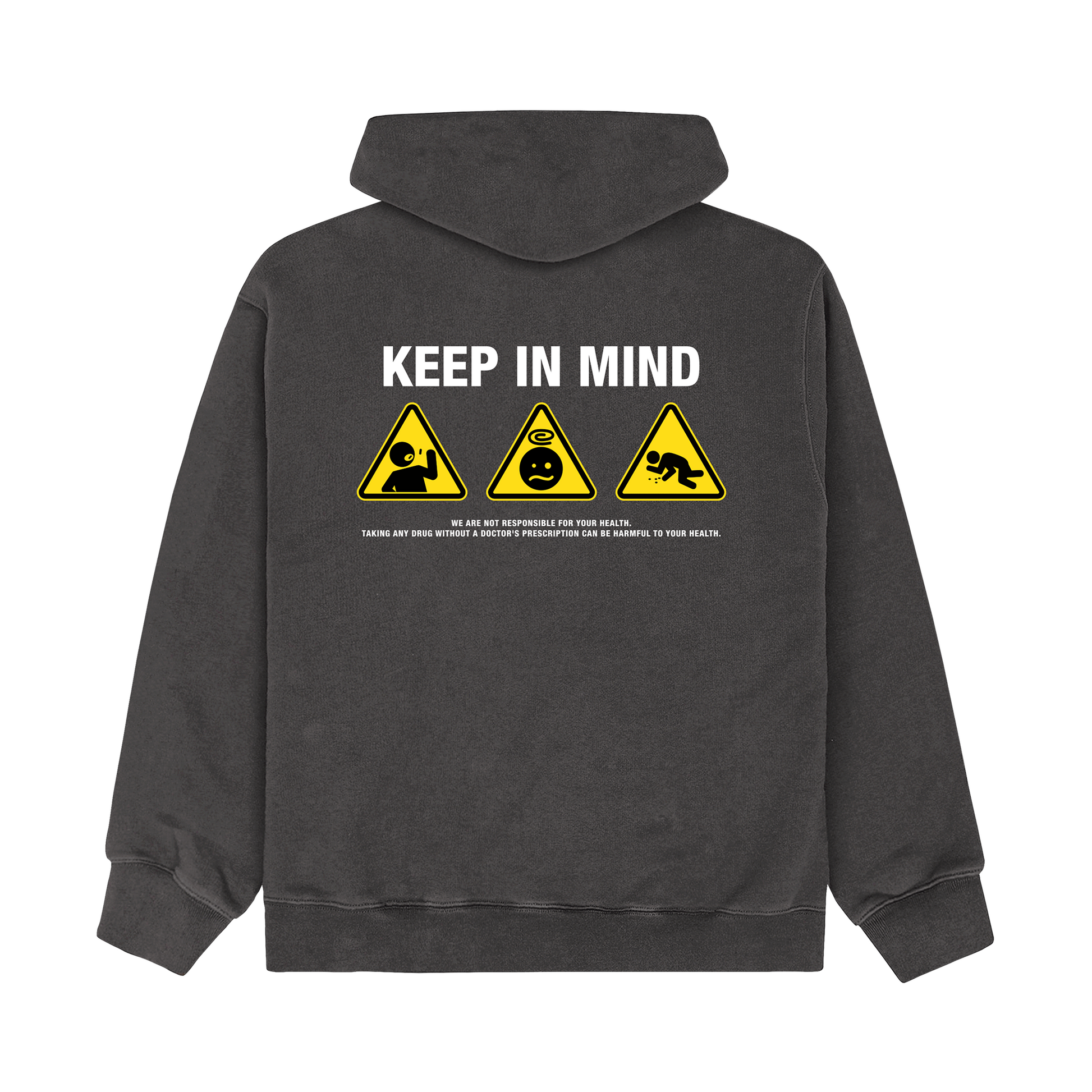Keep In Mind Hoodie Vintage Black