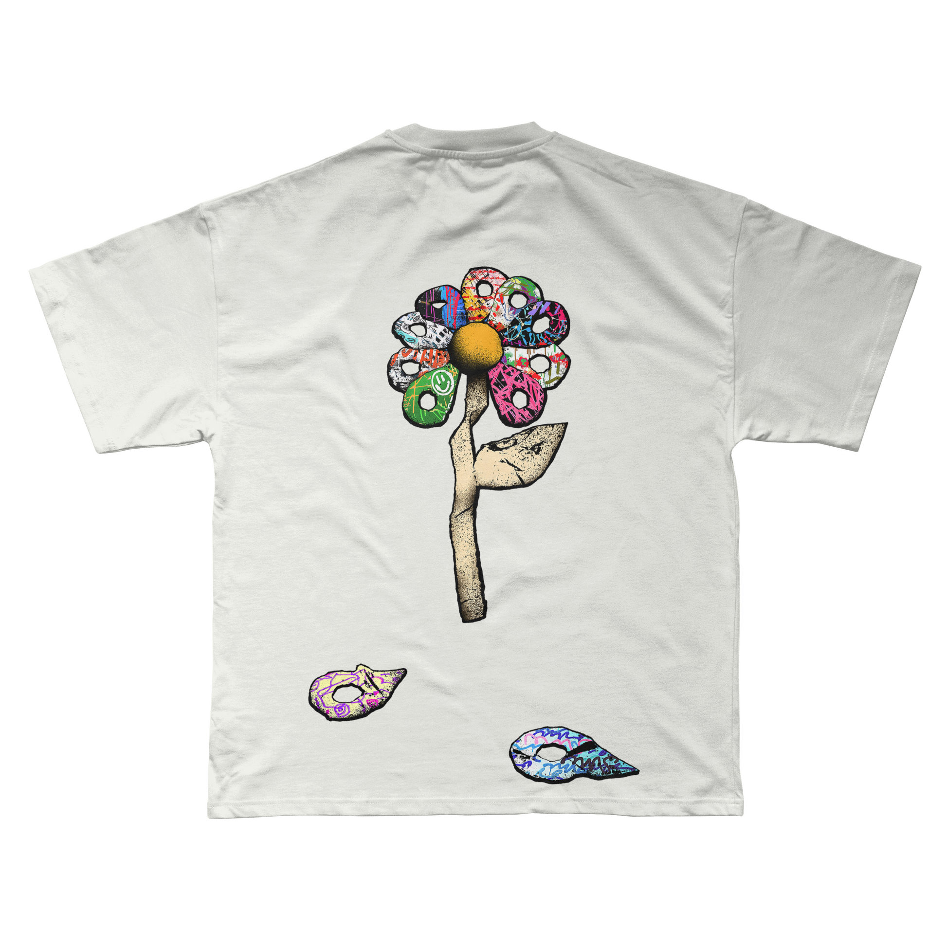 This Is A Flower Vintage White T-Shirt