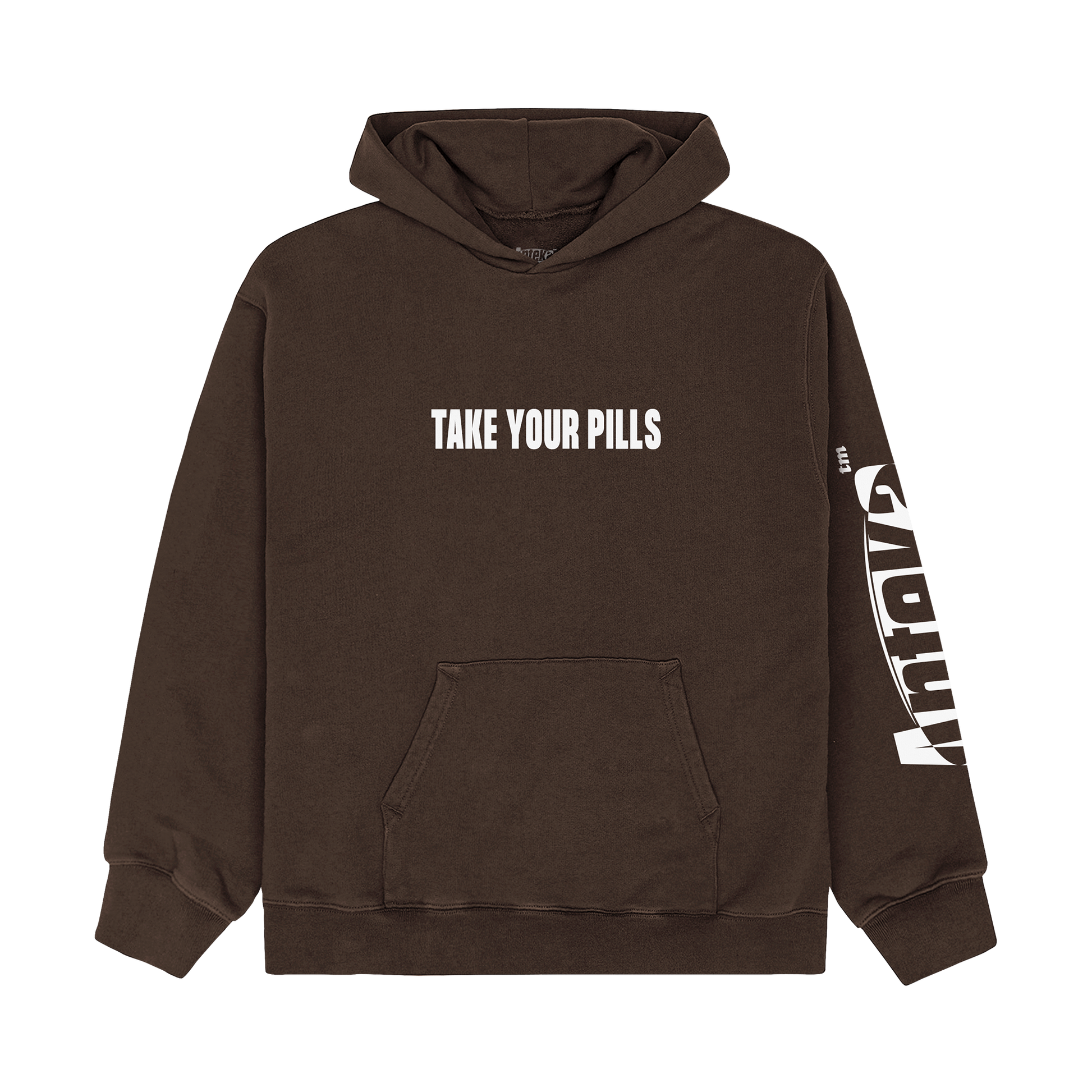 Take Your Pills Hoodie Mineral Cocoa