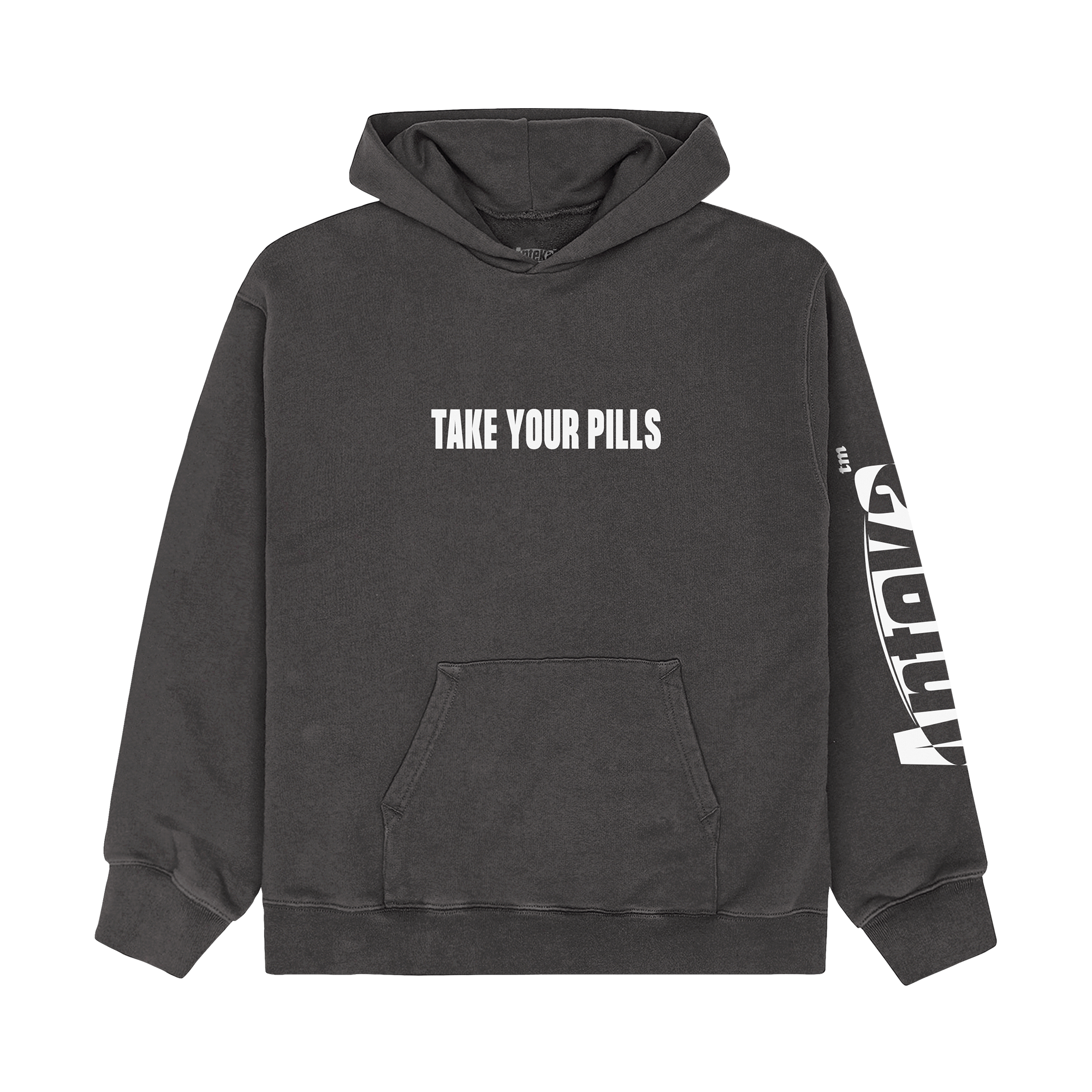 Take Your Pills Hoodie Vintage Black