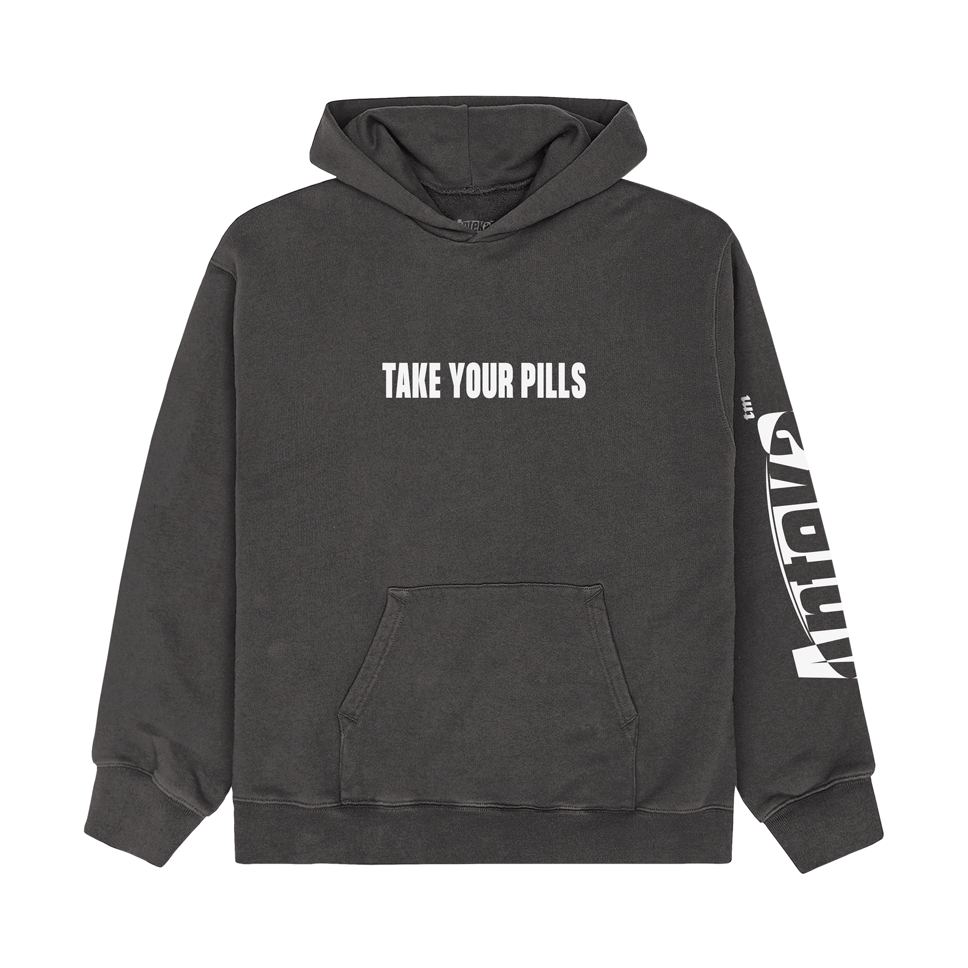 Take Your Pills Hoodie Vintage Black