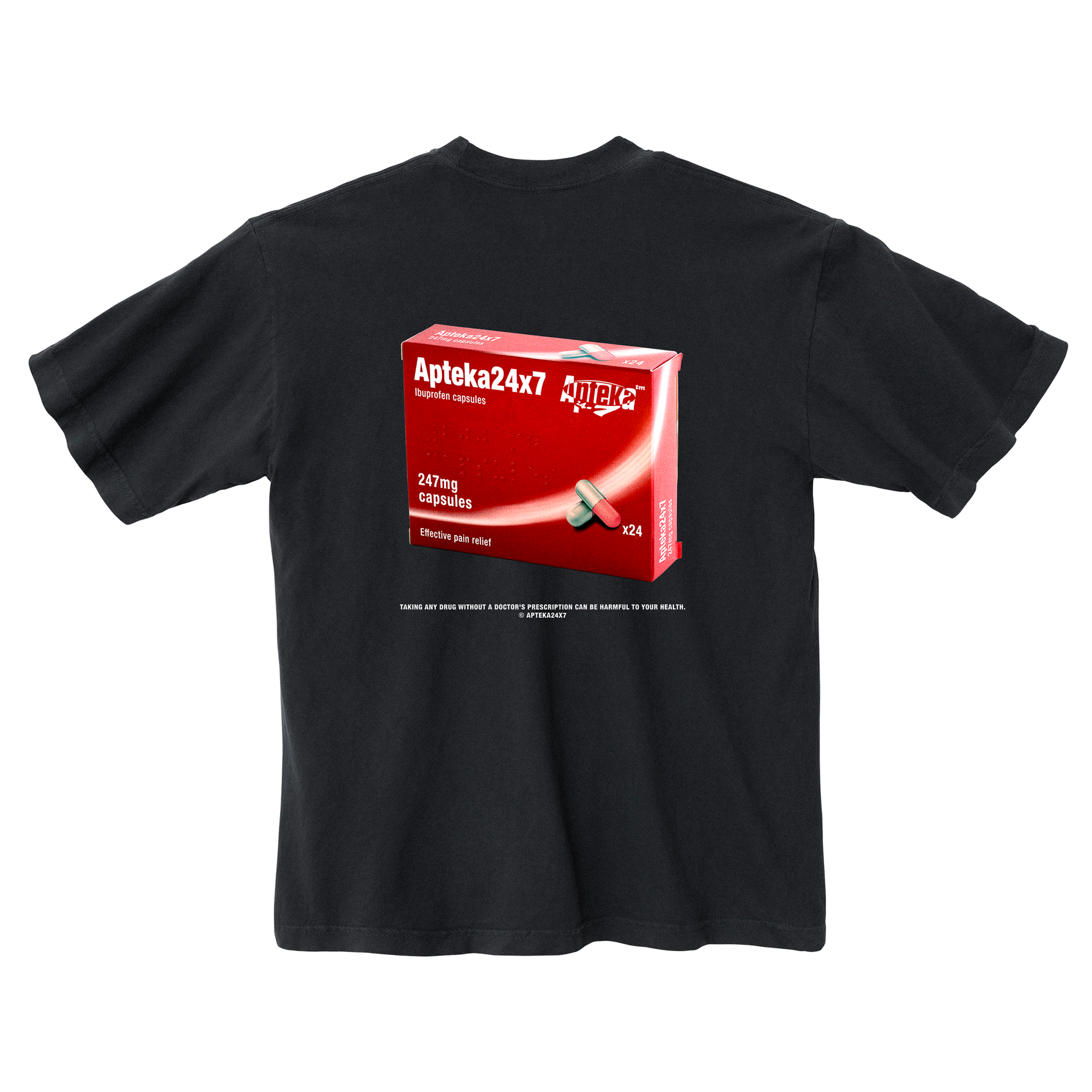 Take Your Pills T-Shirt Black Edge