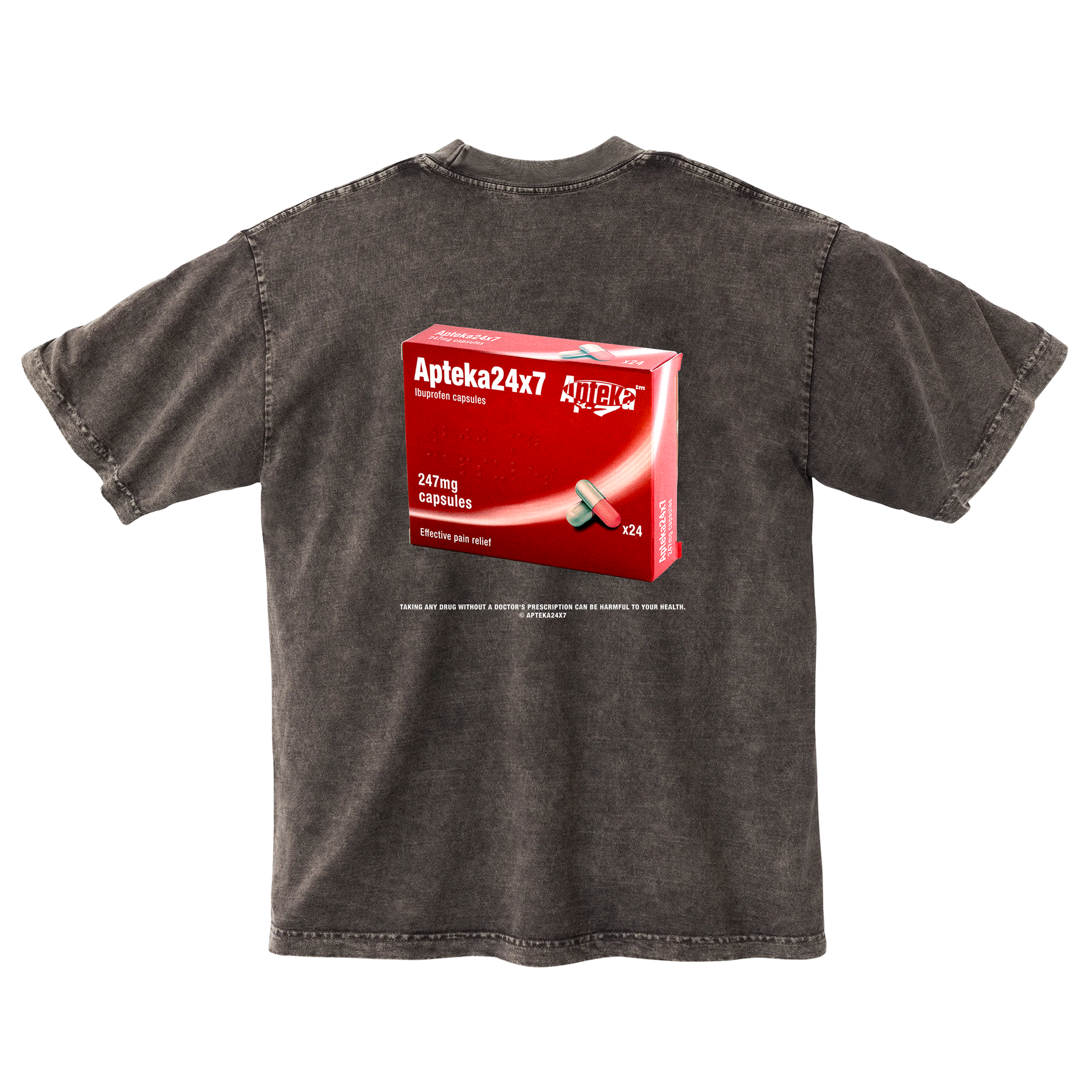 Take Your Pills T-Shirt Mineral Cocoa