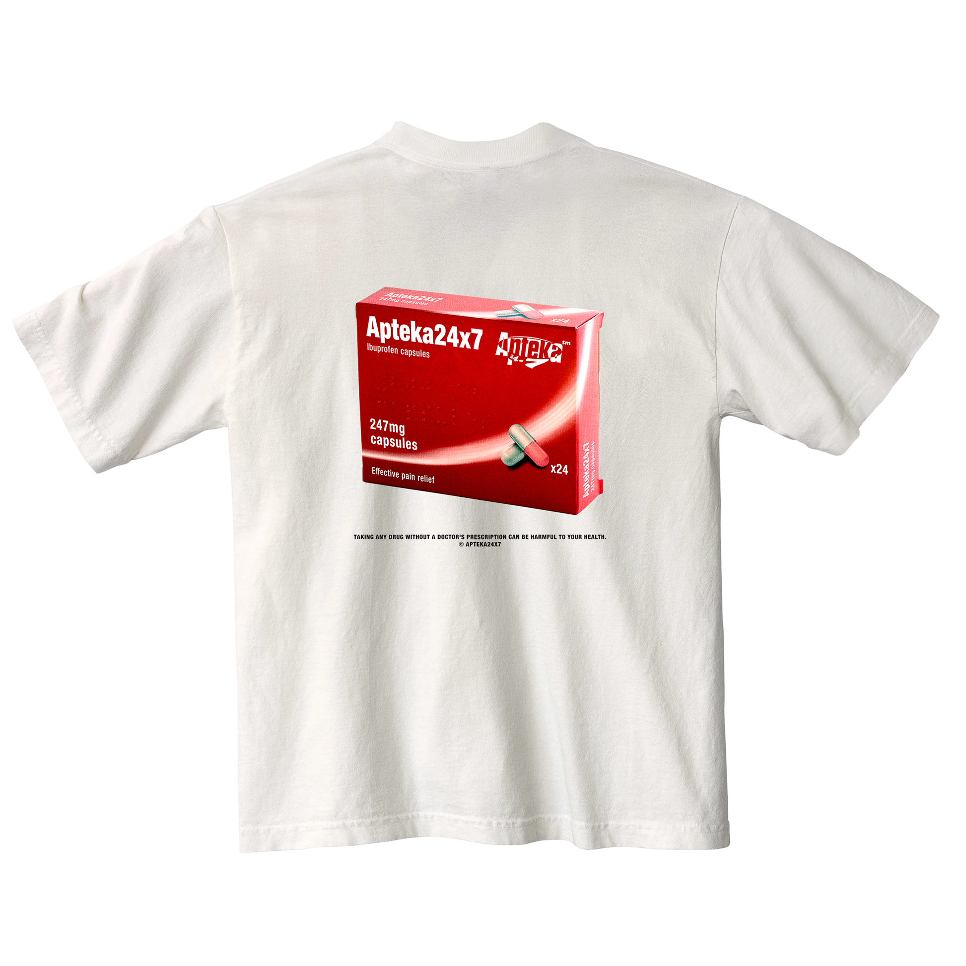 Take Your Pills T-Shirt Off-White