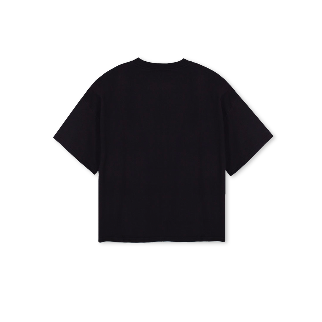 Logo Boxy Tee Black