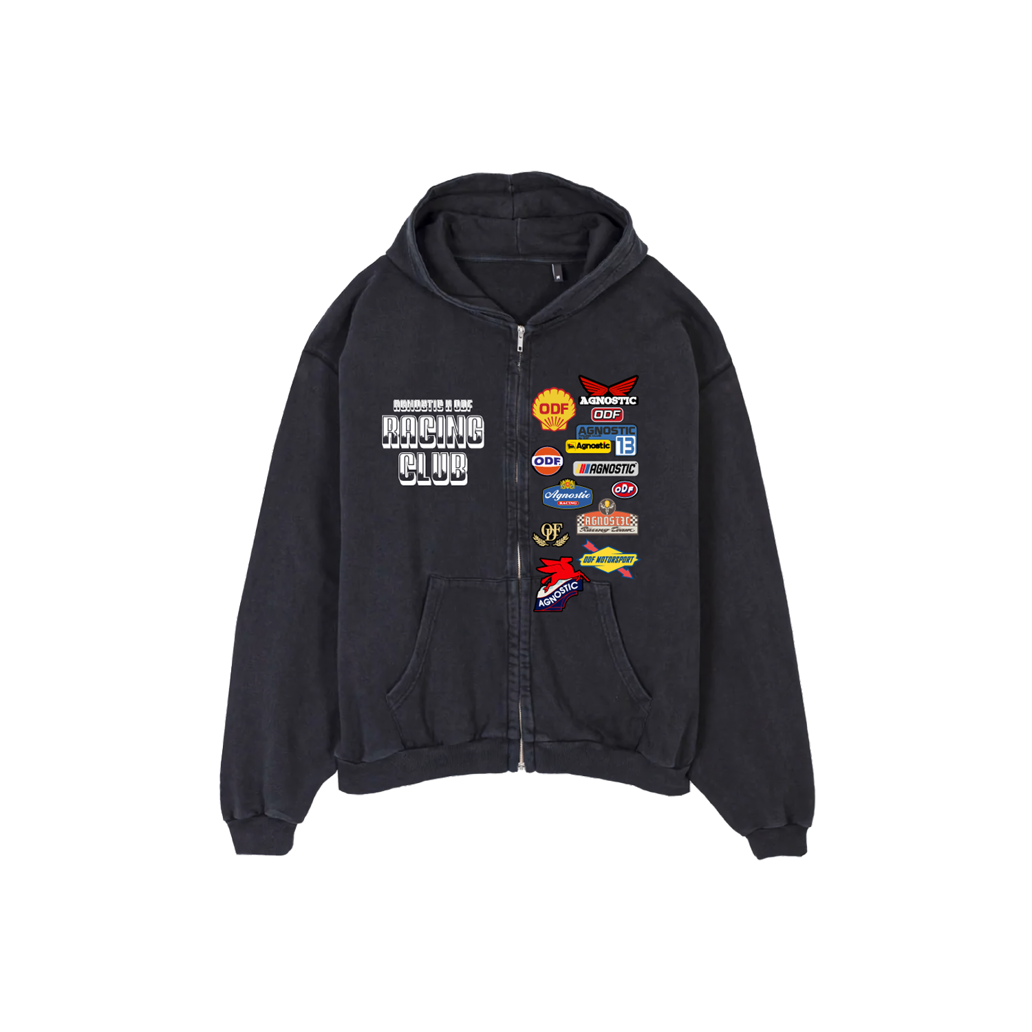 Agnostic x ODF Racing Club Zip Hoodie