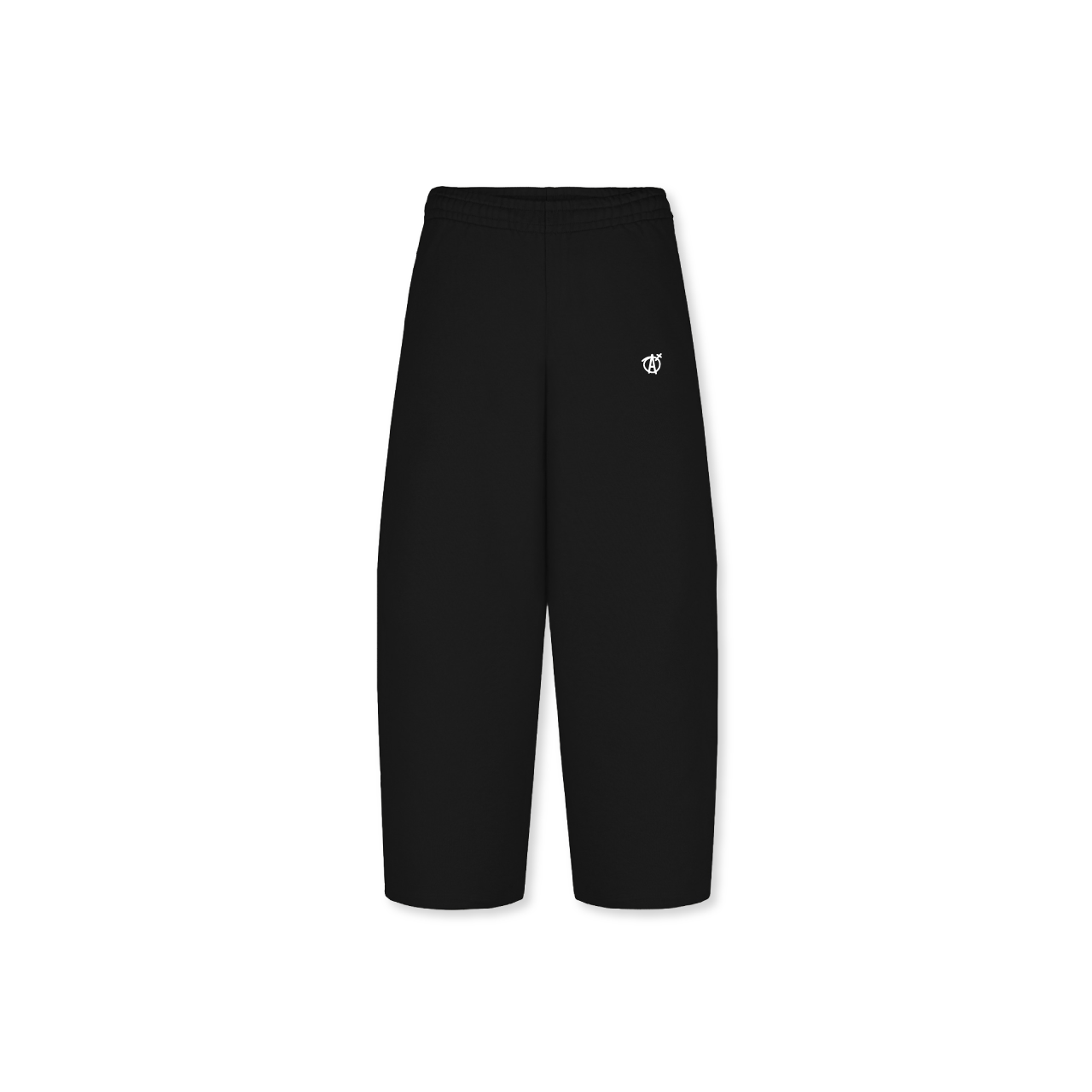 Logo Baggy Pants Black