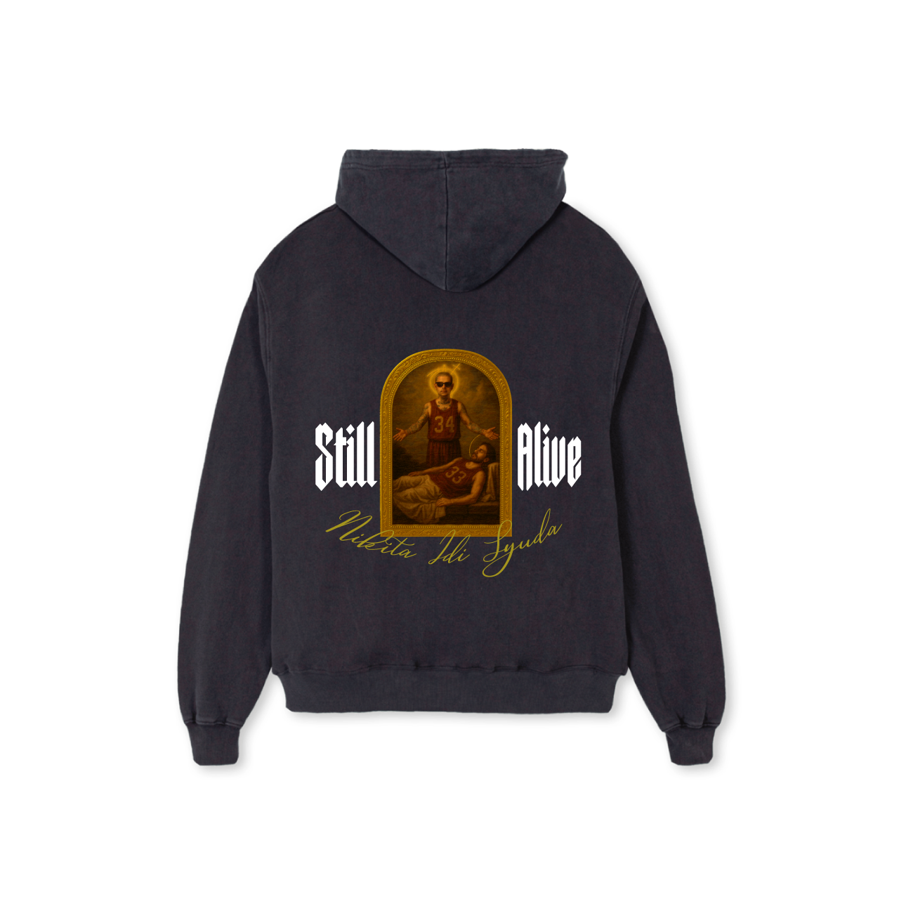 Still Alive 34 Zip-Up Black