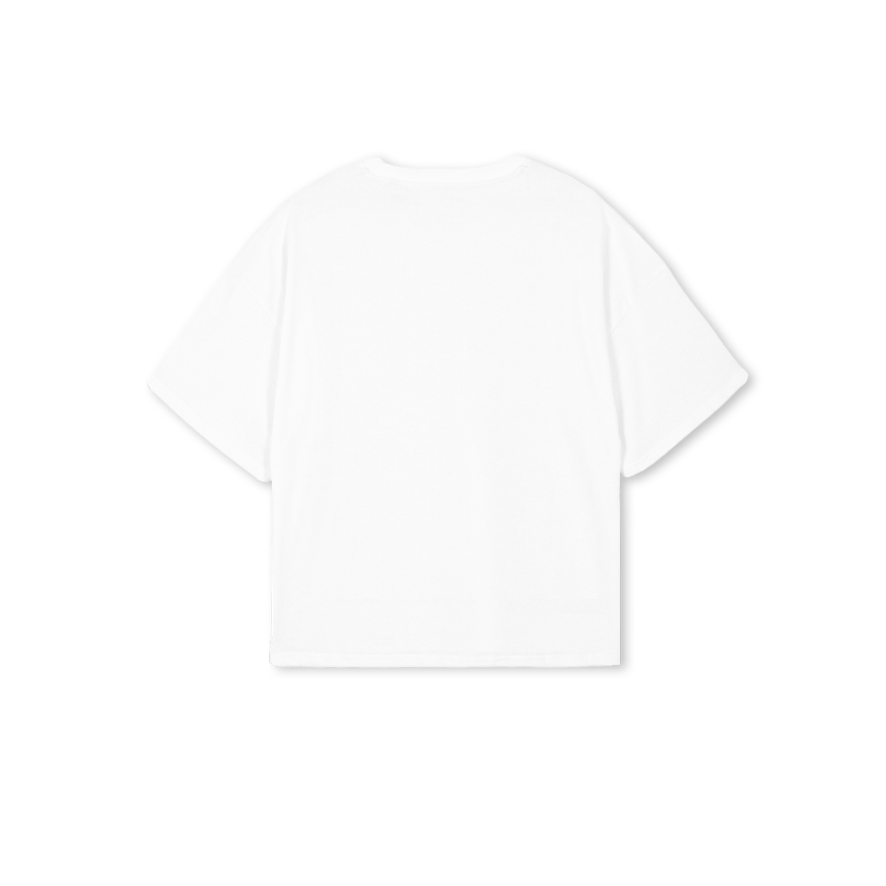 Logo Boxy Tee White
